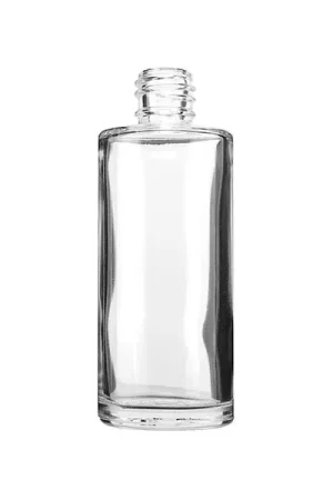 60ml (2oz) Super Flint (Clear) Glass Dropper Bottle Cylinder