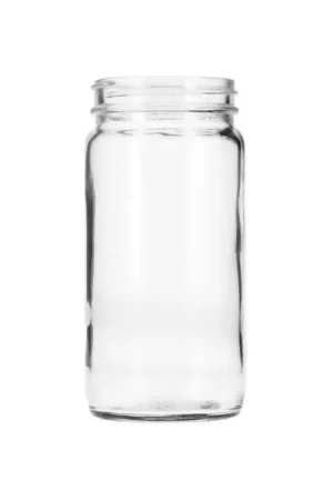 8oz (240ml) Flint (Clear) Sample Round Glass Jar