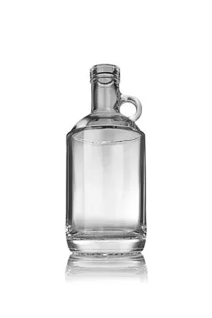 12oz Flint (Clear) Moonshine Spirits Glass Bottle Round - 18.5mm Neck