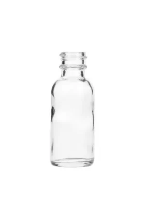 1oz Flint Boston Round Glass Bottle